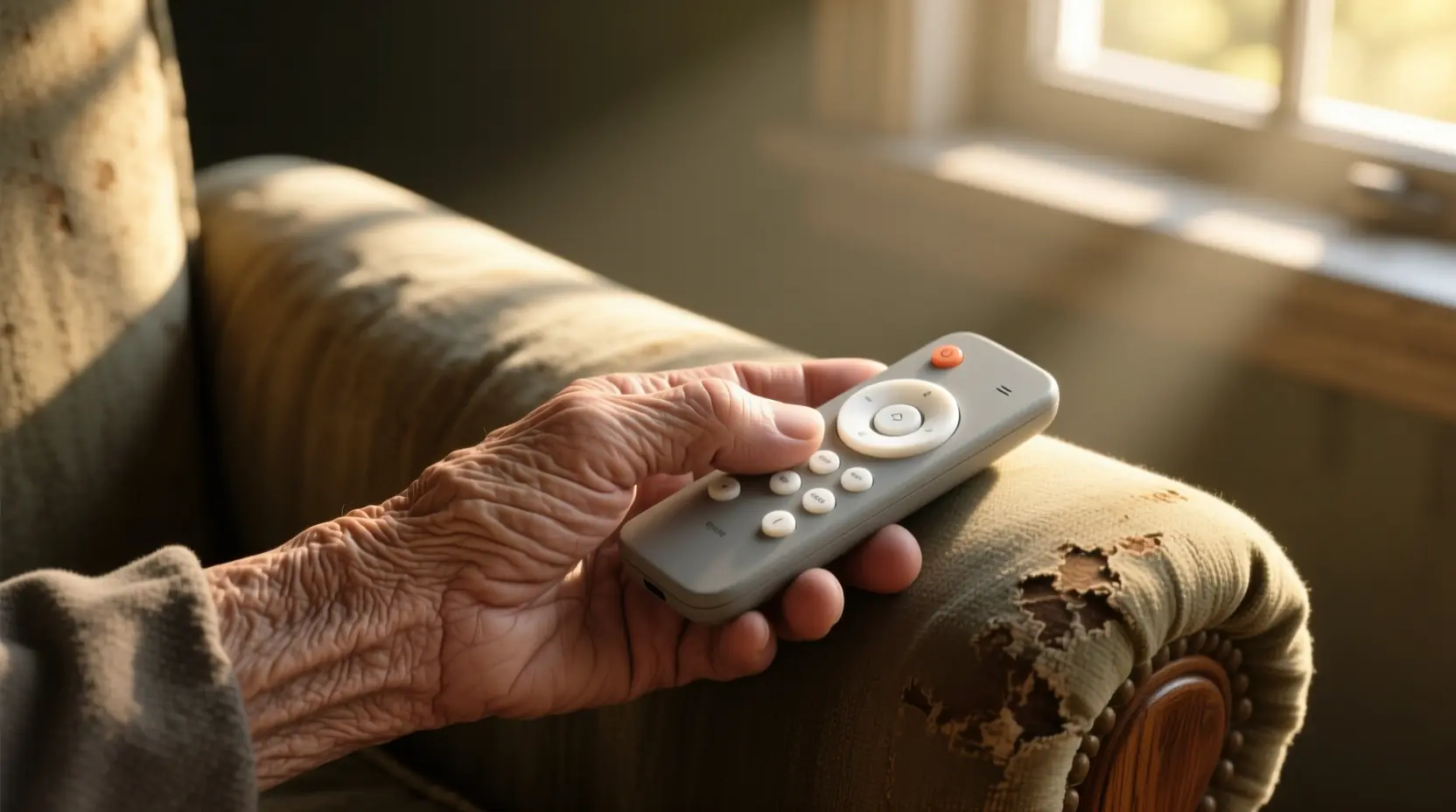 The Quiet Companion: A Remote Designed for Weary Hands and Peaceful Moments